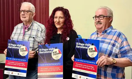 Entidades laicas convocan una concentración el 9 de junio en Barcelona contra la visita del Papa